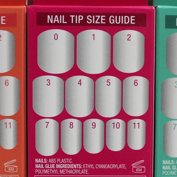 L.A. Colors Artificial Nail Tips - 3 Pack - Good Vibes, Flashy, Chill Out Colors - Picture 13 of 13